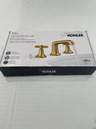 KOHLER Setra Widespread 2-Handle Bathroom Sink Faucet - Gold thumbnail