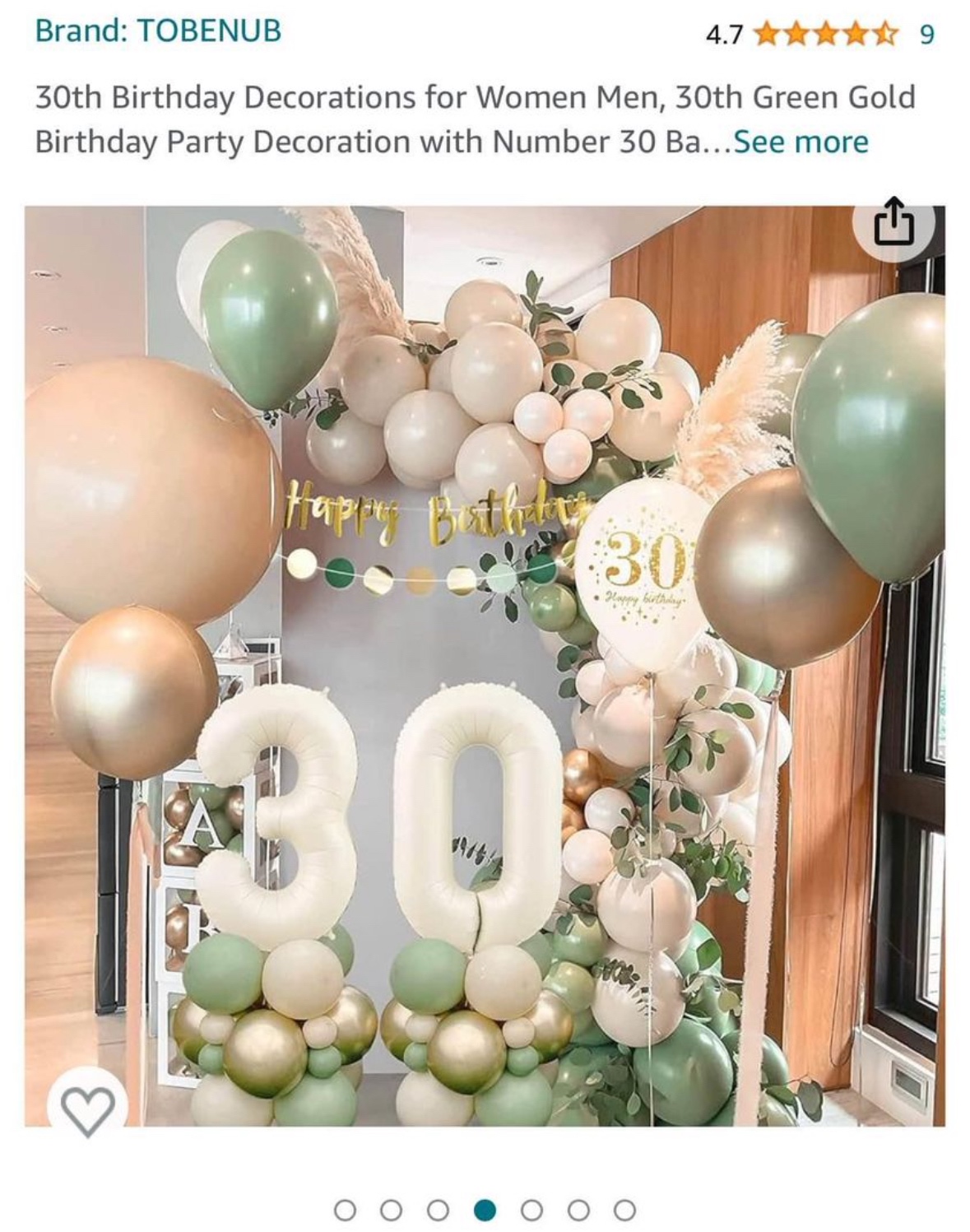 Birthday Decorations | 30th Birthday Decor - photo 2