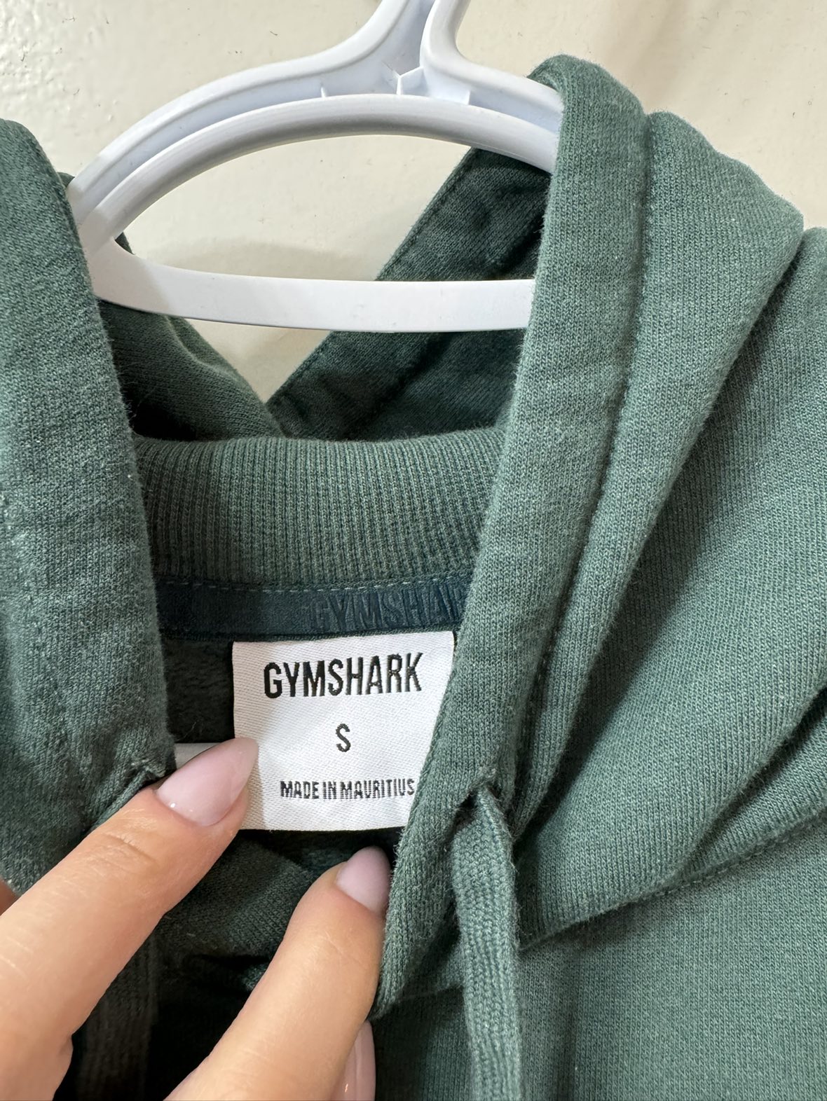 Gymshark Training Cropped Hoodie Forest Green - Size Small - photo 3