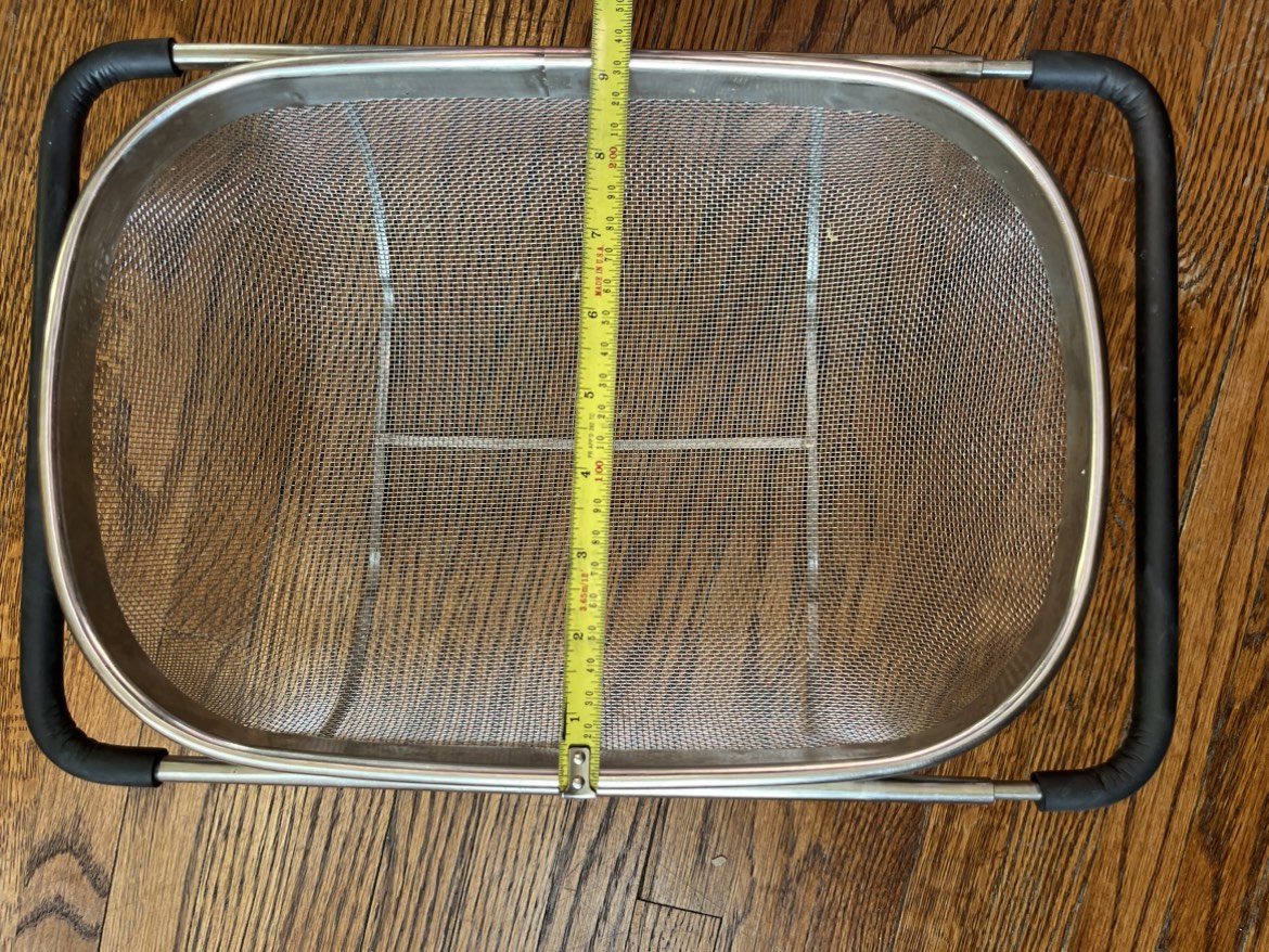 Stainless steel sink basket