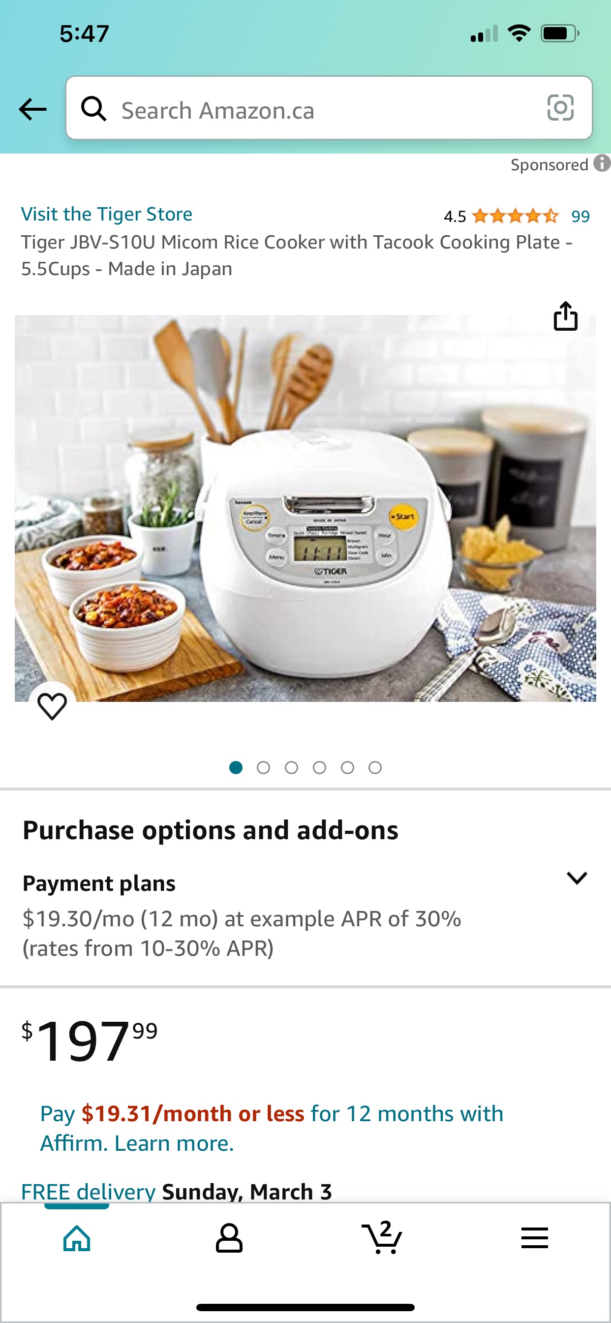Tiger Rice Cooker