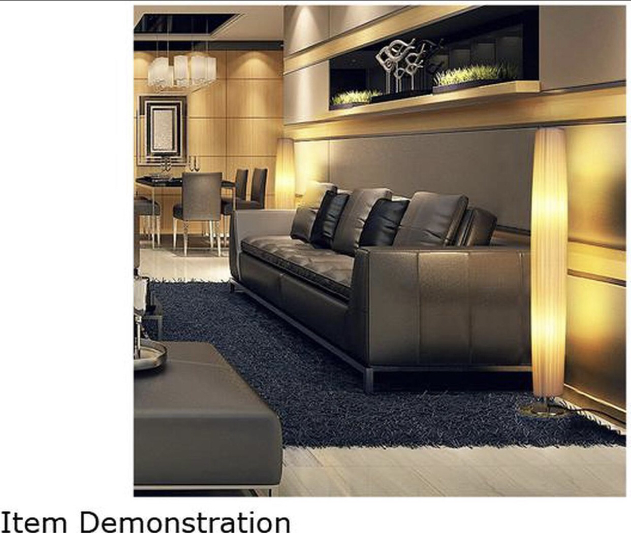 Albrillo LED Floor Lamp with Fabric Shades, 46 Inch Tall image indicator(8)