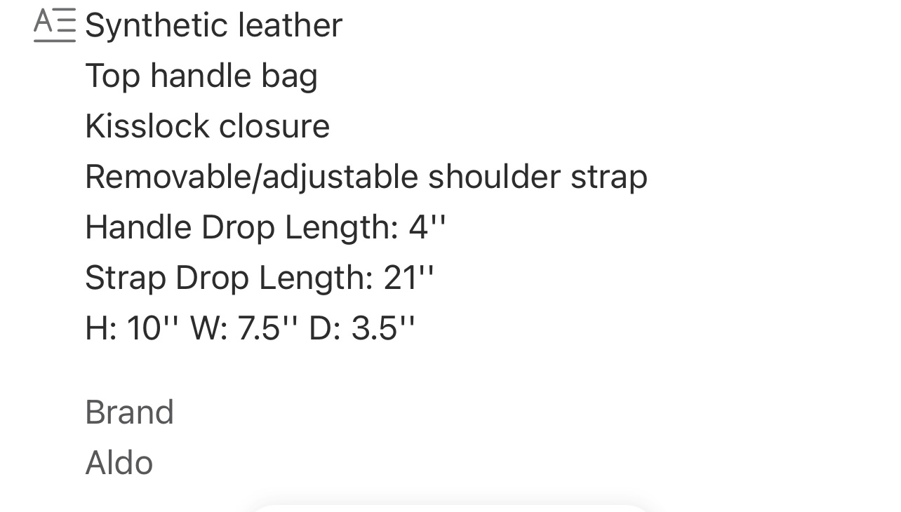 Aldo “life is a beach” bag image indicator(5)