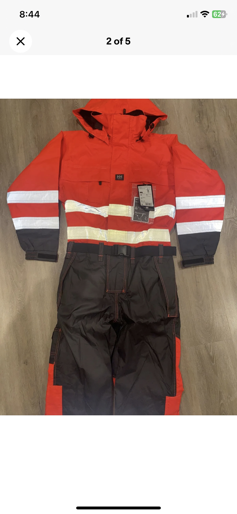 Helly Hansen Ludvika Suit 71676 High Visibility Sz C42 image indicator(2)
