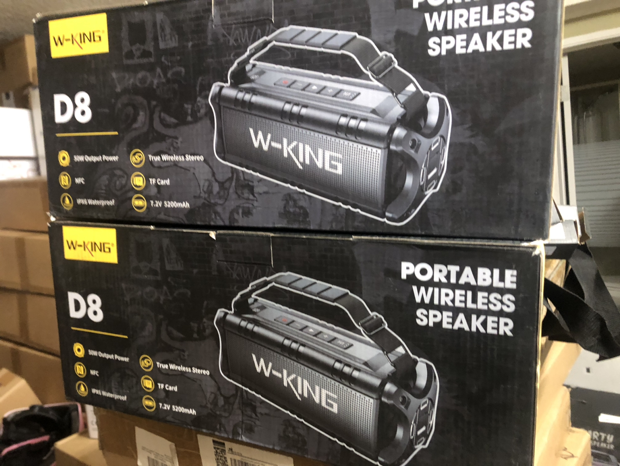 W-KING D8 50W Loud Portable Speakers Bluetooth Wireless image indicator(2)
