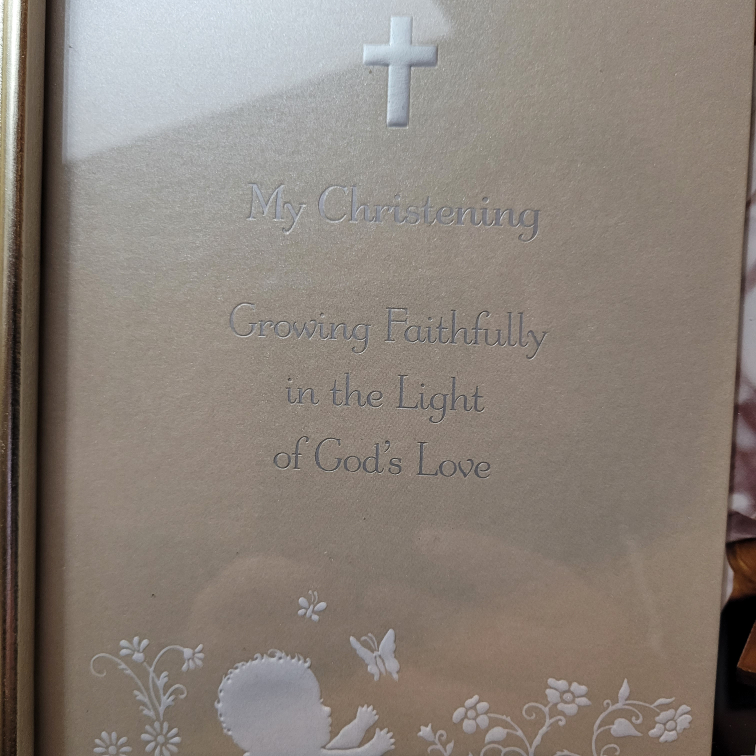 christening Picture frame - photo 2