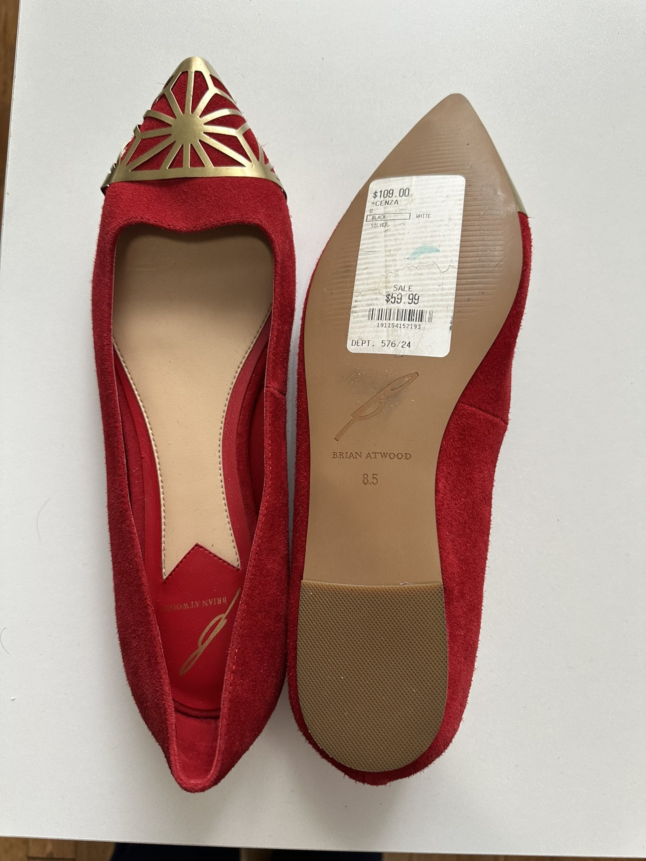Brian Atwood flat shoes - photo 2