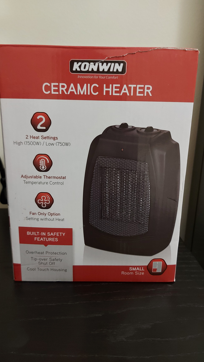 Brand new, Ceramic heater thumbnail