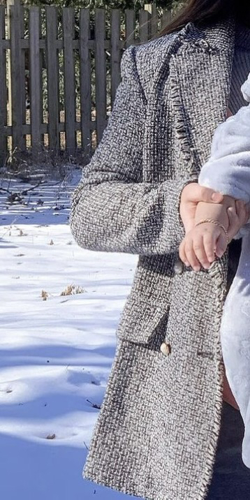 Frayed trim tweed blazer - photo 2