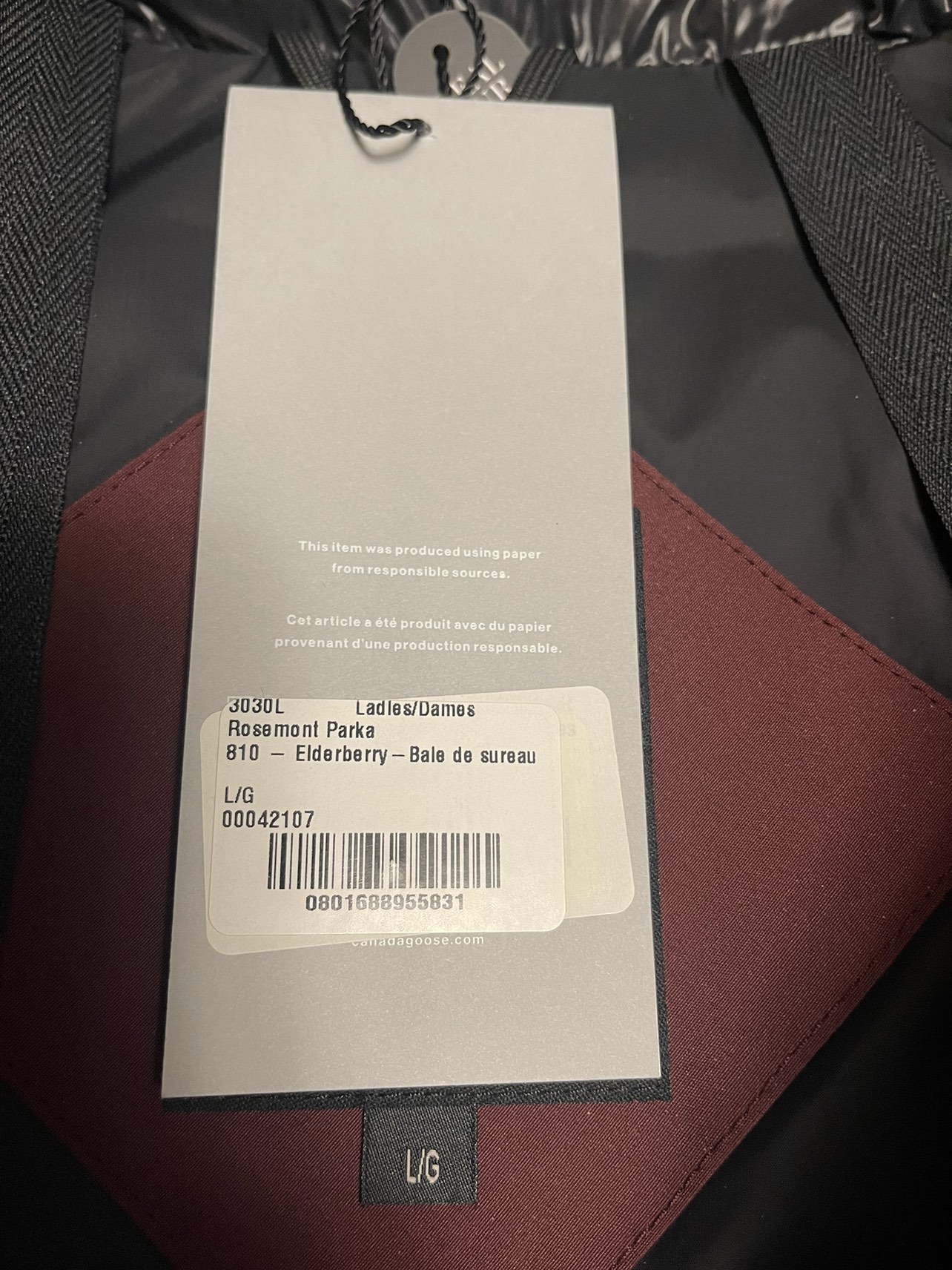 Authentic brand new Canada Goose women Rosemont jacket - photo 3