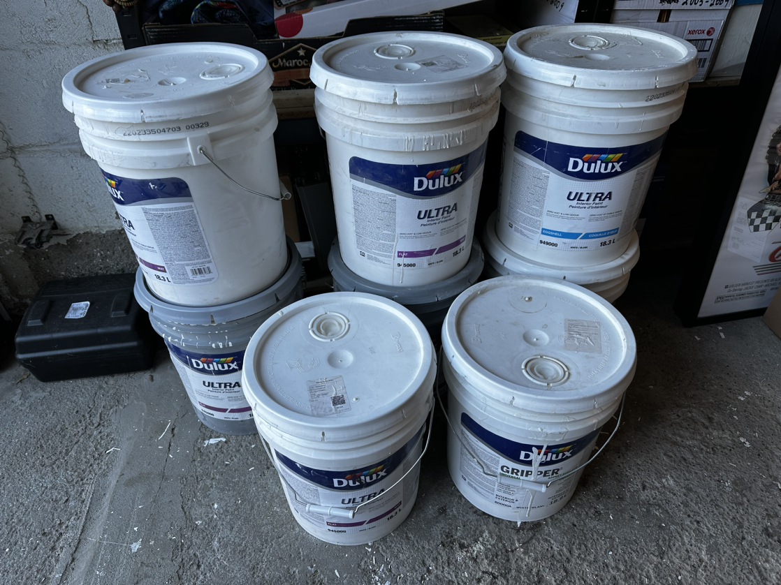 Paint Sale - (White) $25 ea. or $160 for all 8 pails thumbnail