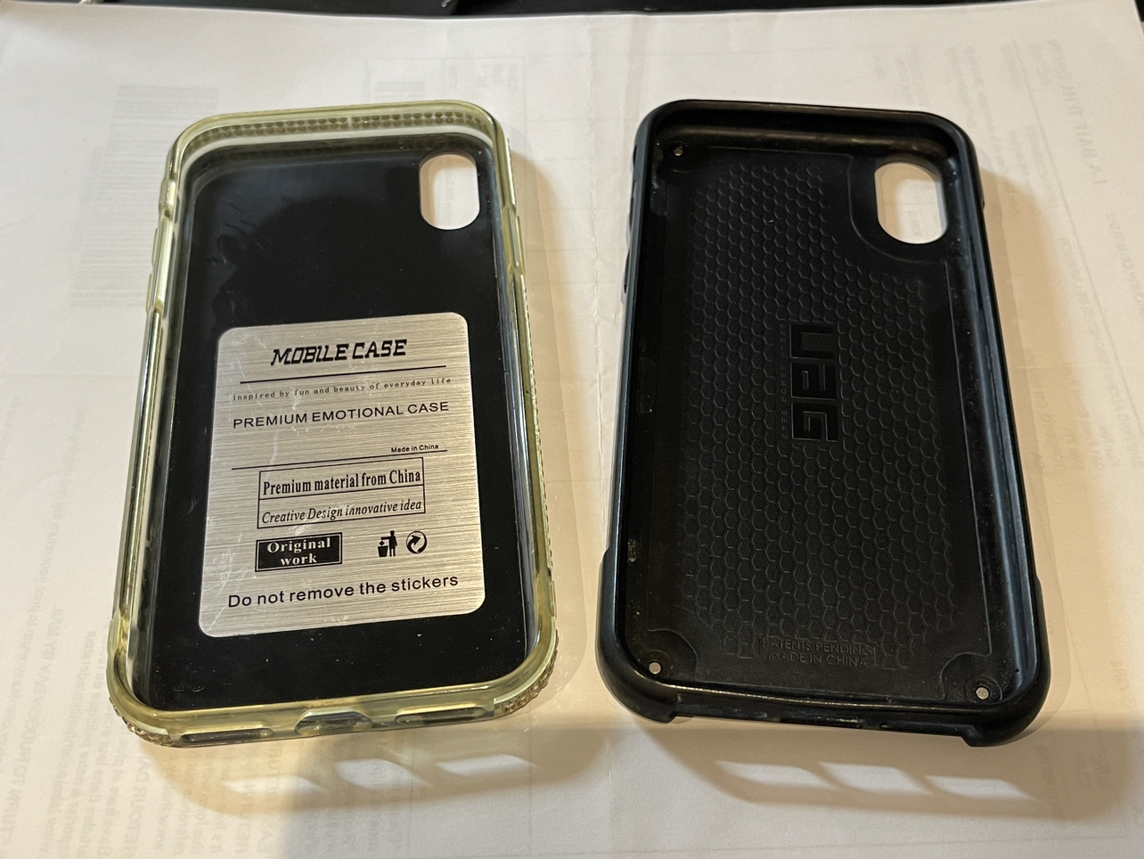 Two Cases for iPhone X #freecycle 🏈 image indicator(2)