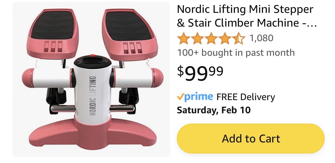 Nordic lifting mini stepper - photo 2