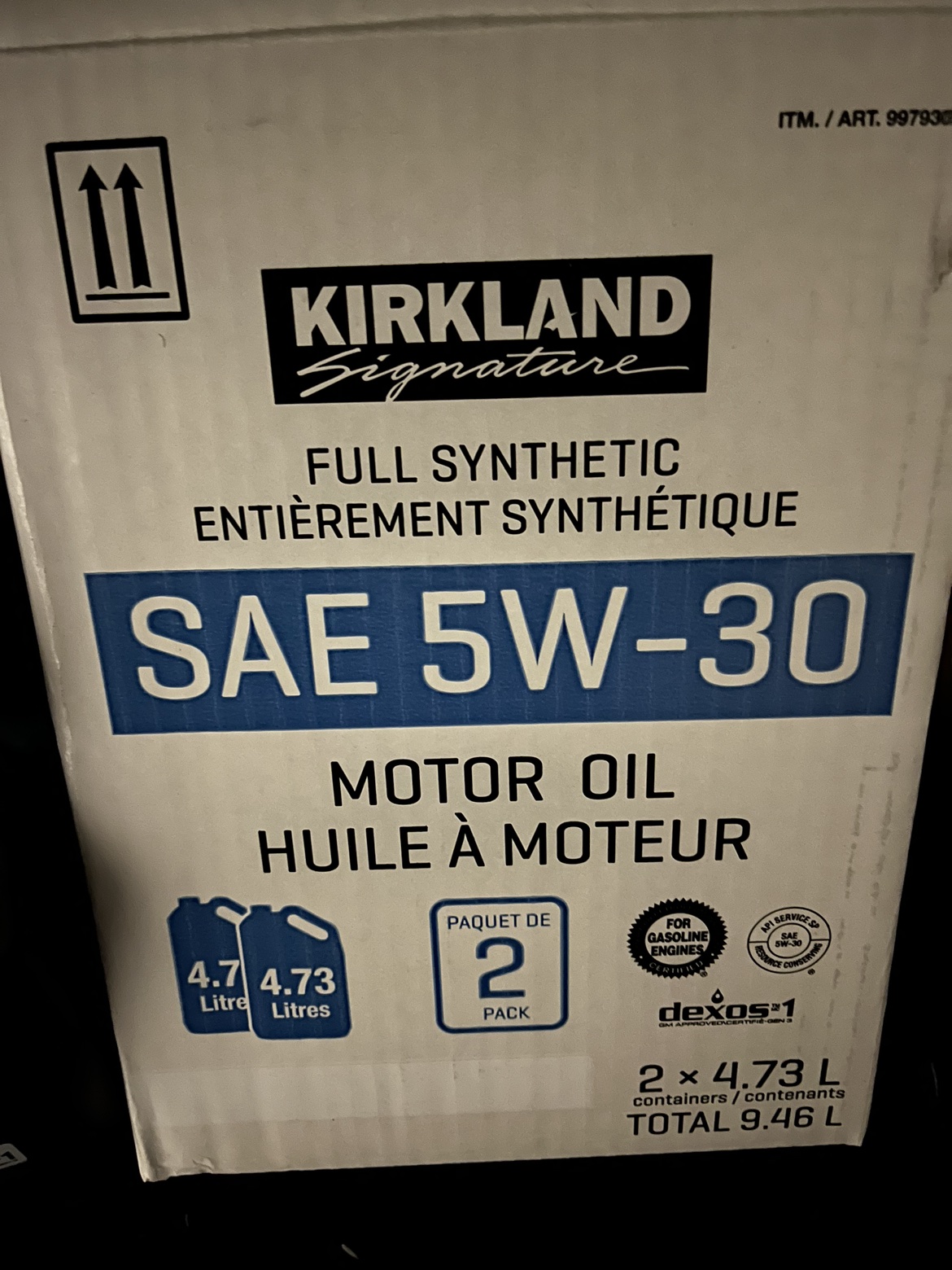 5w-30 full synthetic unopened. Purchased today. - photo 2