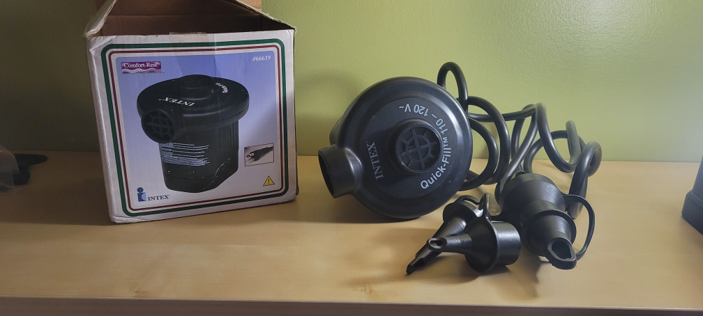 Intex Air Pump for inflatables, kayak, boat, tube image indicator(2)