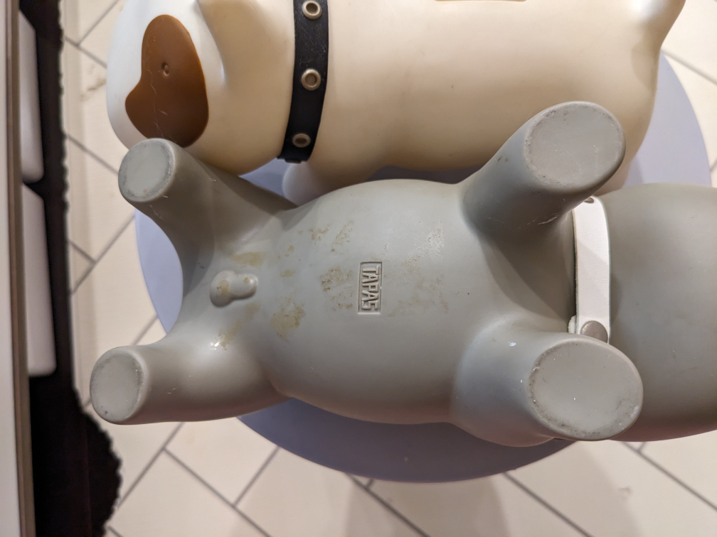 Living room decor-French bulldog piggy ft banks set of 2 🥕 image indicator(4)