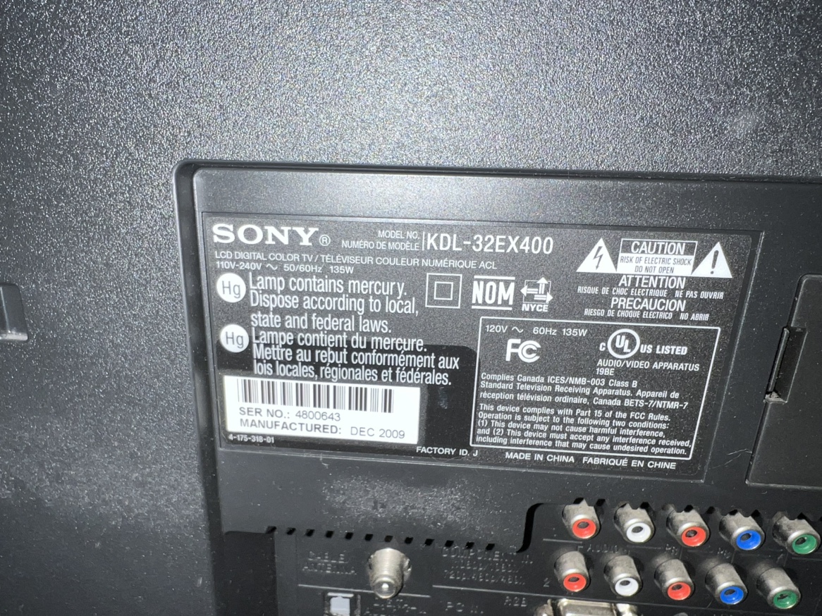 SONY BRAVIA 32 Inch TV KDL 32EX400 FULL HD 1080p - photo 2