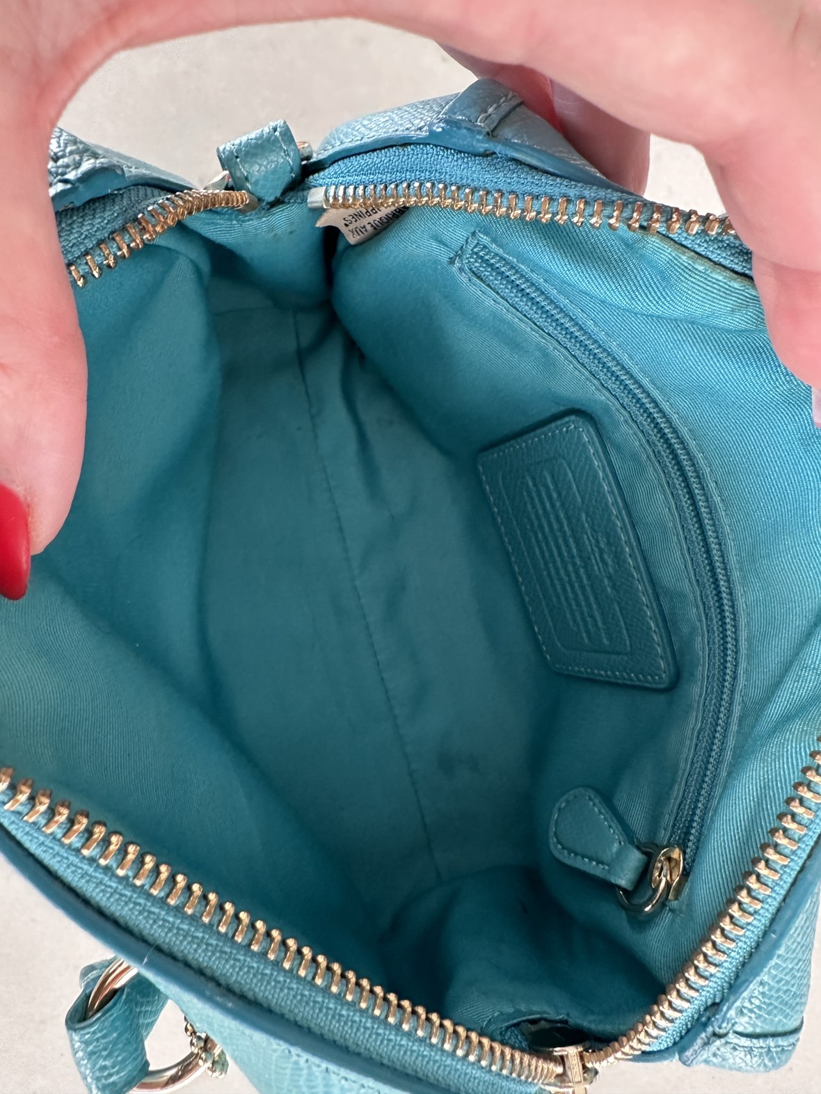 Coach Leather Super Mini Bennet Satchel Crossbody - photo 5