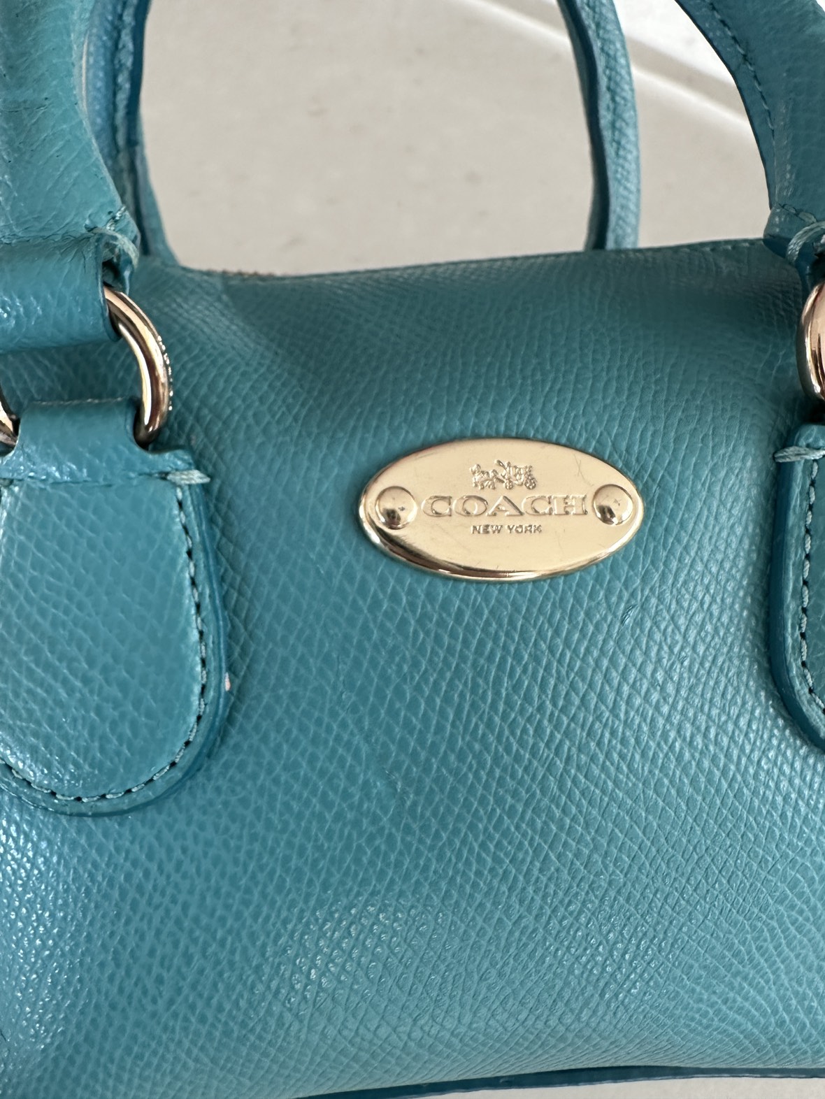 Coach Leather Super Mini Bennet Satchel Crossbody - photo 3