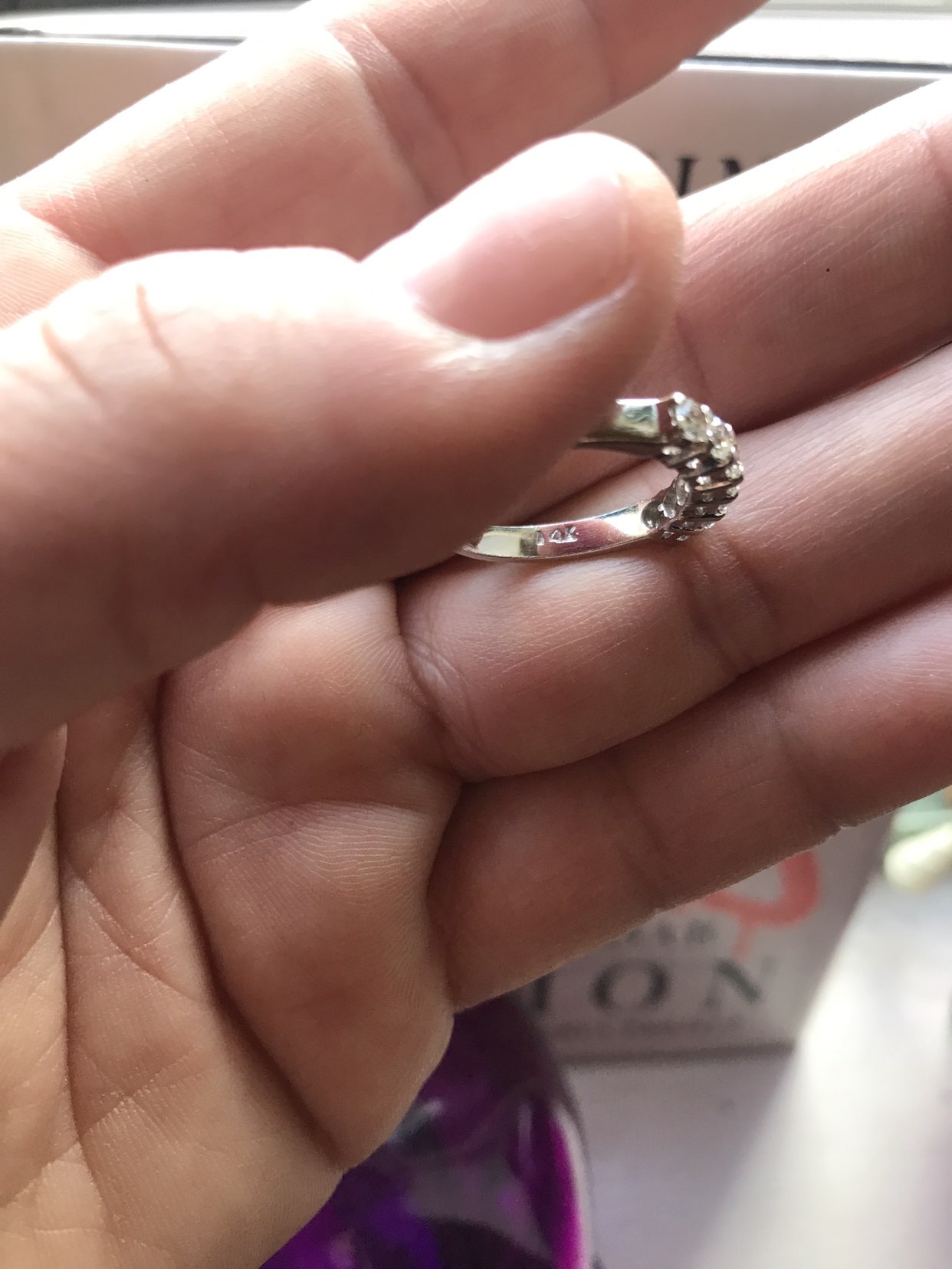 14K Diamond Ring sz 6.5 appraisal is $5175 image indicator(5)