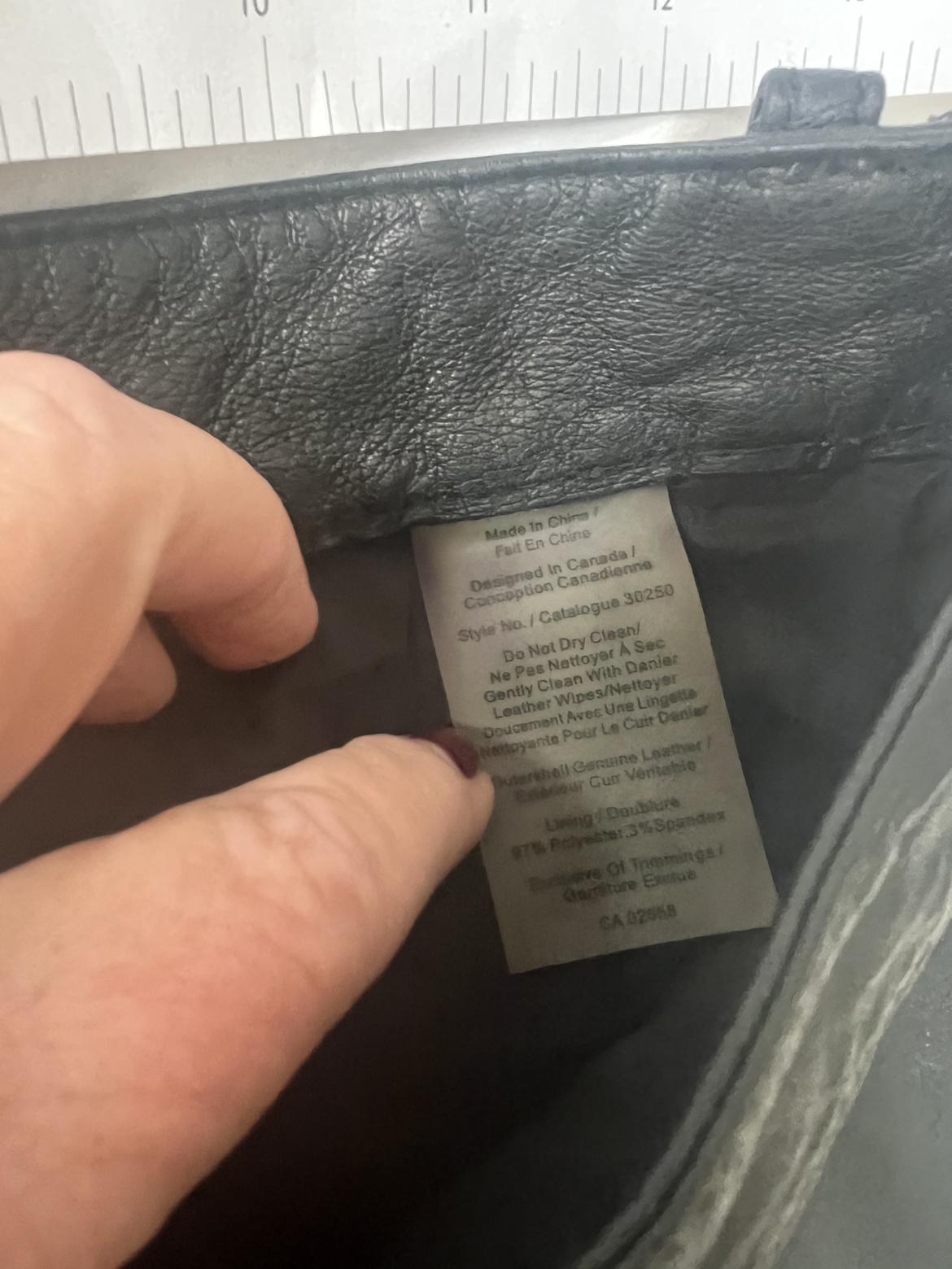 NWOT Danier leather jeans image indicator(4)