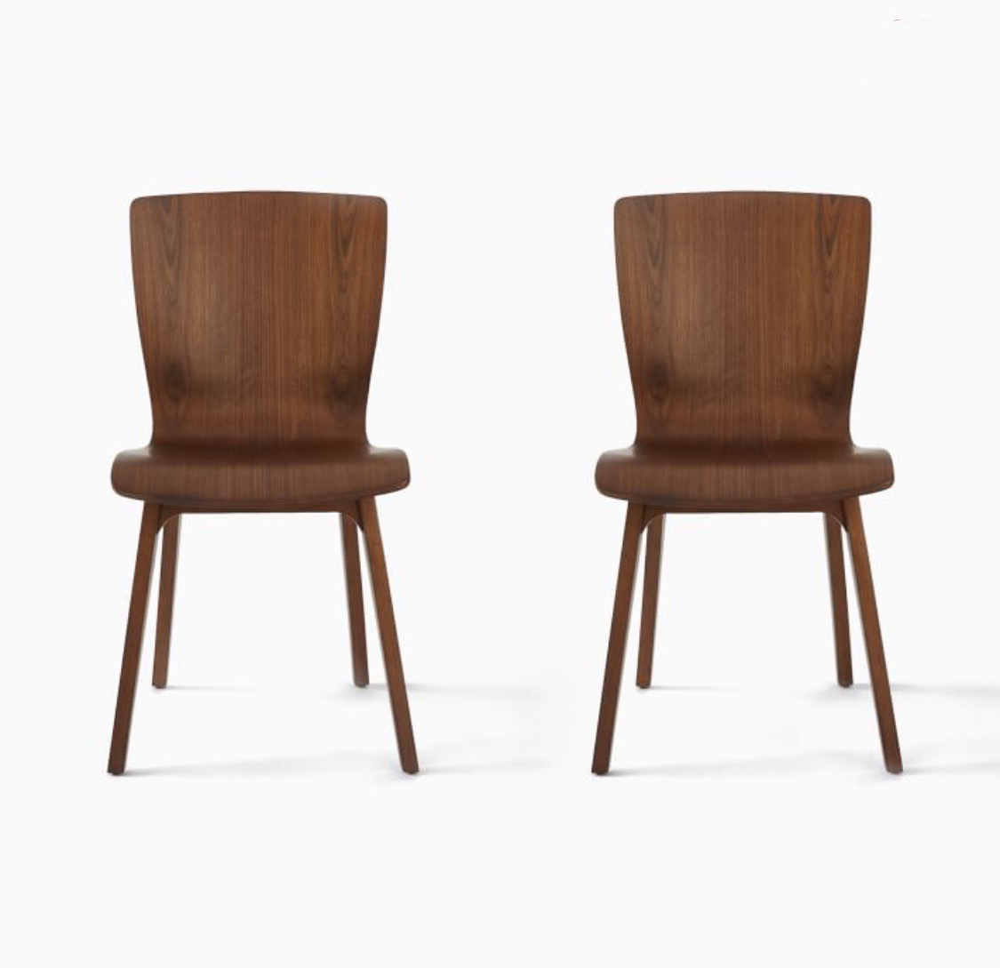West elm - Crest Bentwood Dining Chair (Set of 2) - Used