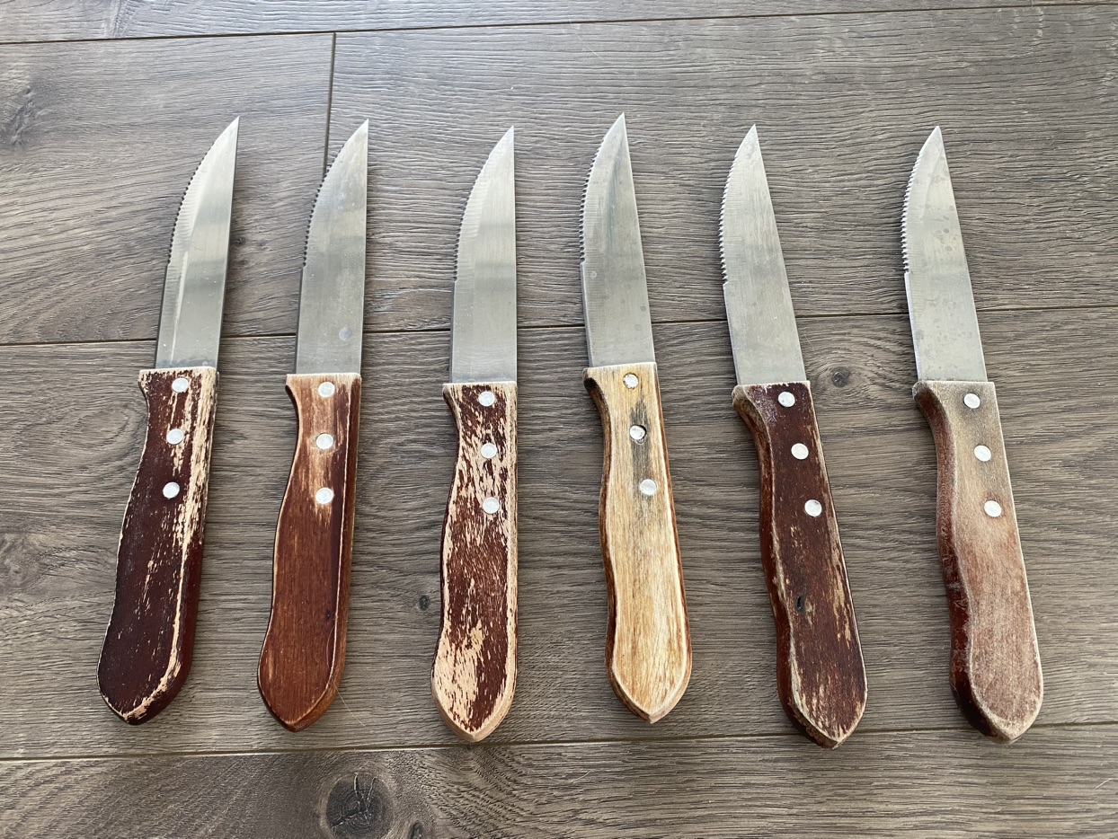 #freecycle set of 6 steak knives thumbnail