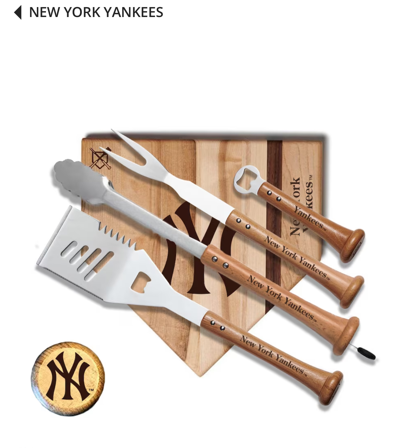 New in box MLB Yankees Grand Slam Baseball BBQ