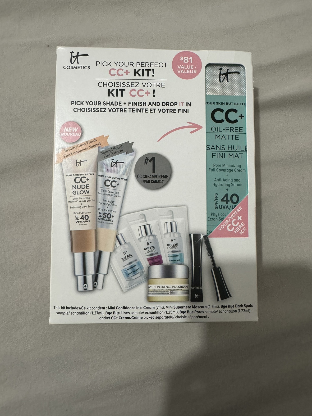 It Cosmetics Pick Your Perfect CC+ Kit! (NEW)