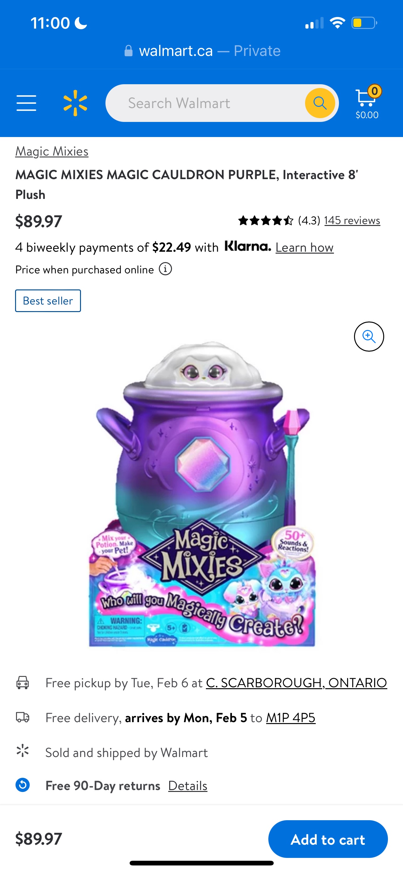 MAGIC MIXIES MAGIC CAULDRON PURPLE, Interactive 8' Plush thumbnail