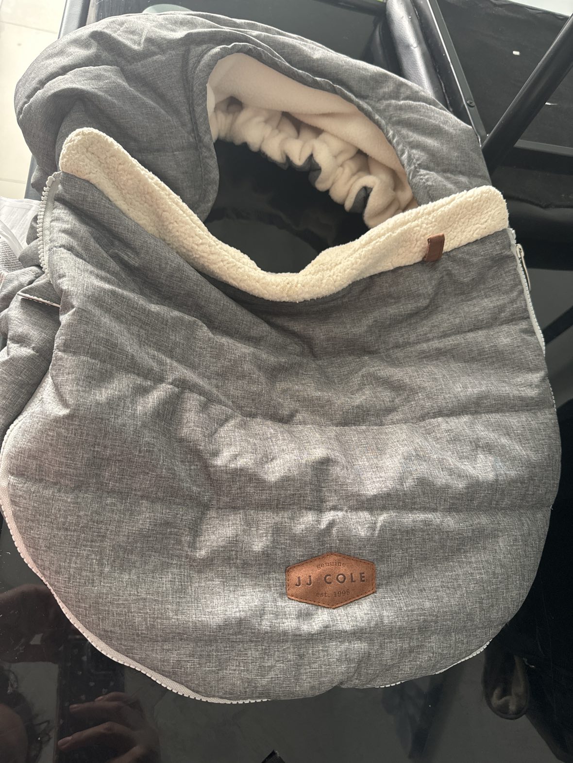 JJ cole car seat cover thumbnail