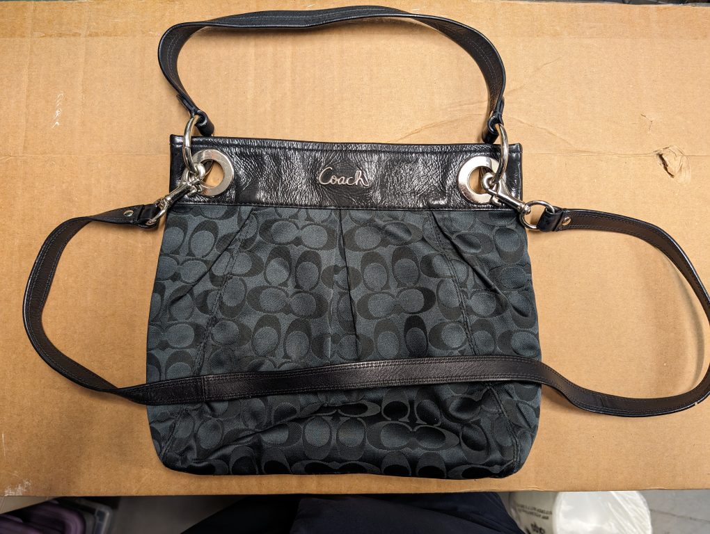 Black Coach cross body bag thumbnail