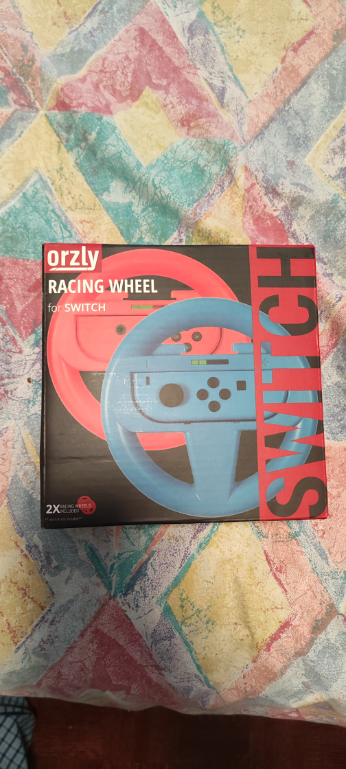 Orzly Steering Wheels for Nintendo Switch & OLED Joy-Cons
