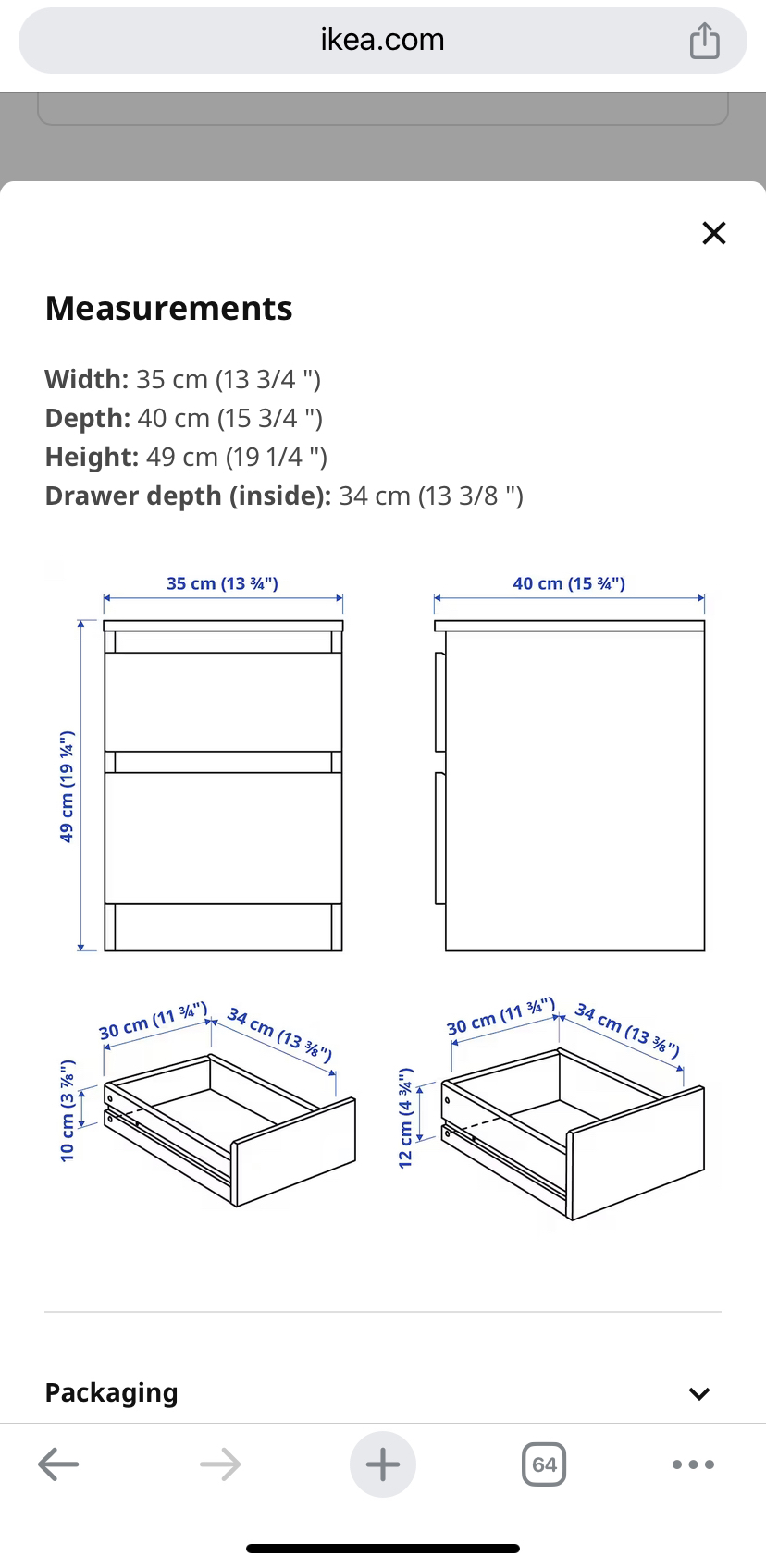 IKEA Night Stand - photo 4