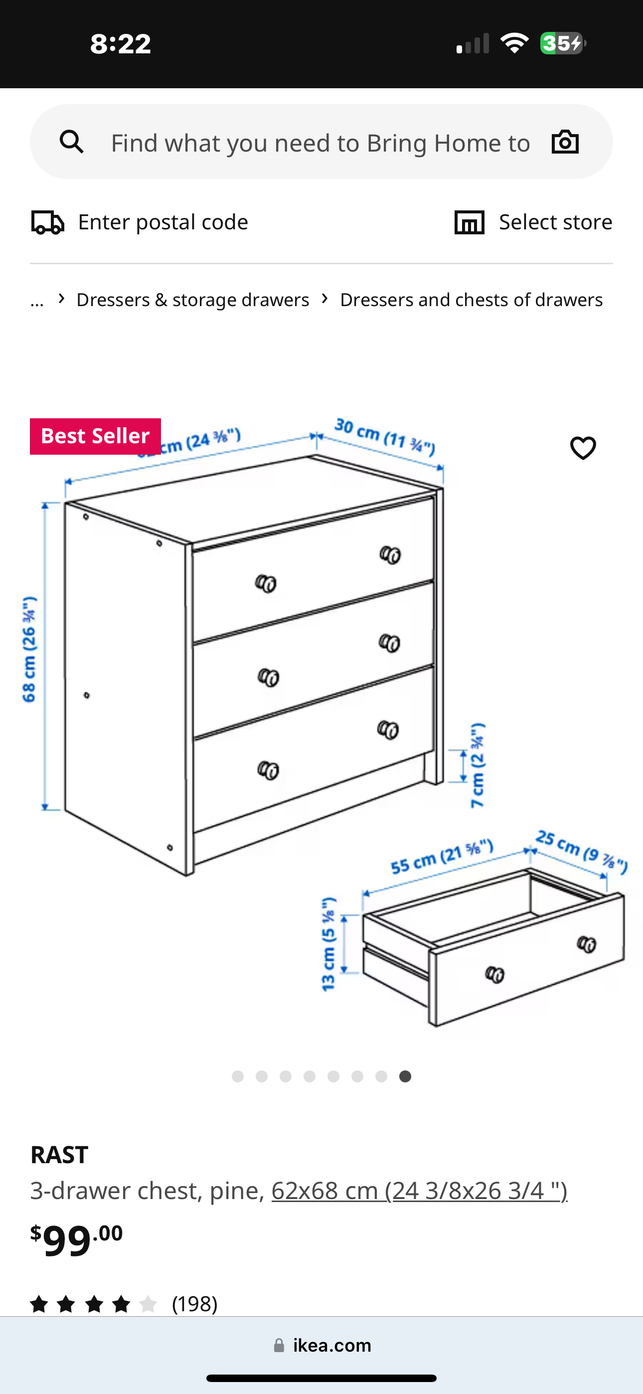 IKEA chest of drawers - photo 4