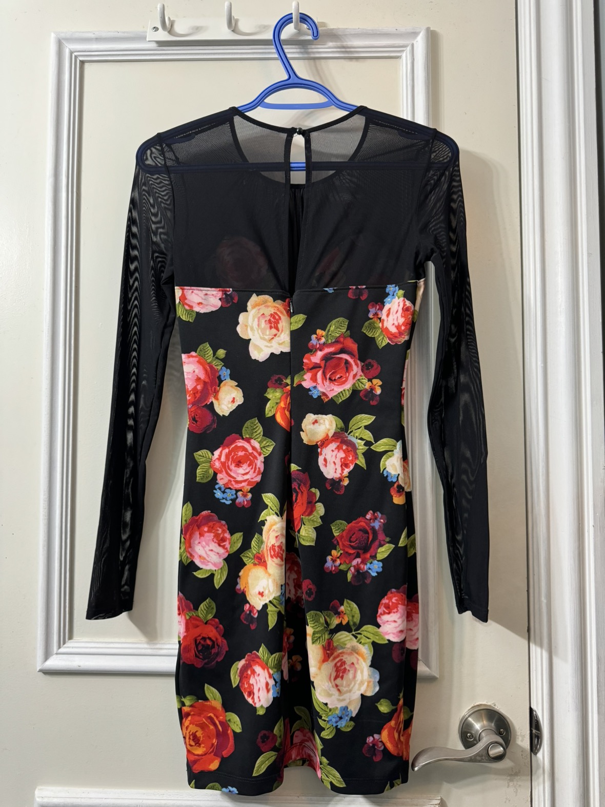 Guess - Black Bodycon Dress (Floral Print) - Size XS (NEW) - photo 2