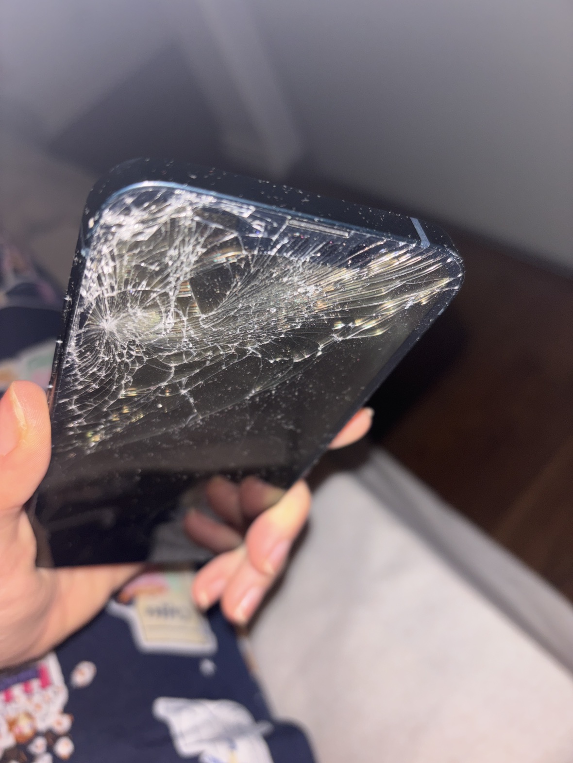 iPhone 13 with shattered screen - photo 3