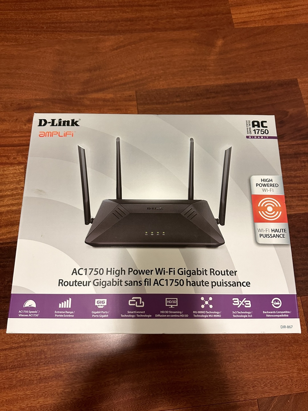D-Link AC1750 High Power WiFi Gigabit Router thumbnail
