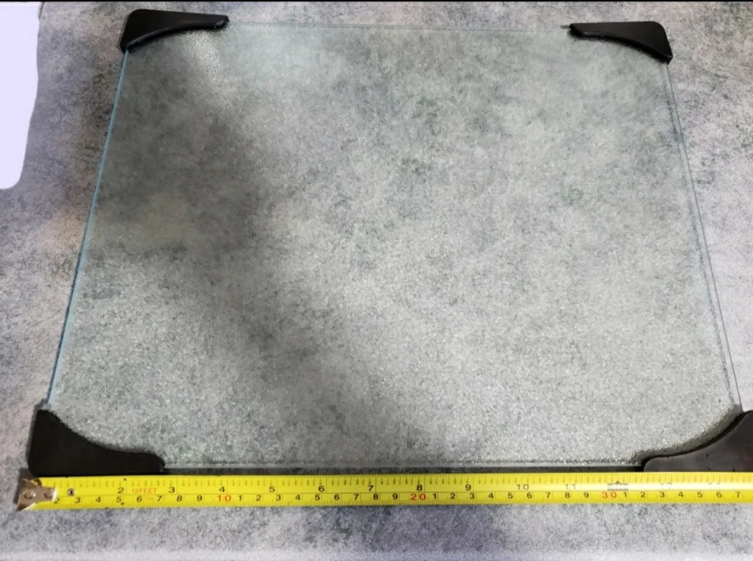 Farberware® Nonslip Glass Cutting Board 12"x15  Black corner image indicator(2)