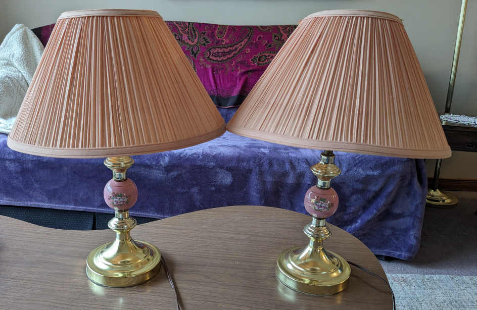 80s style lamps #freecycle
