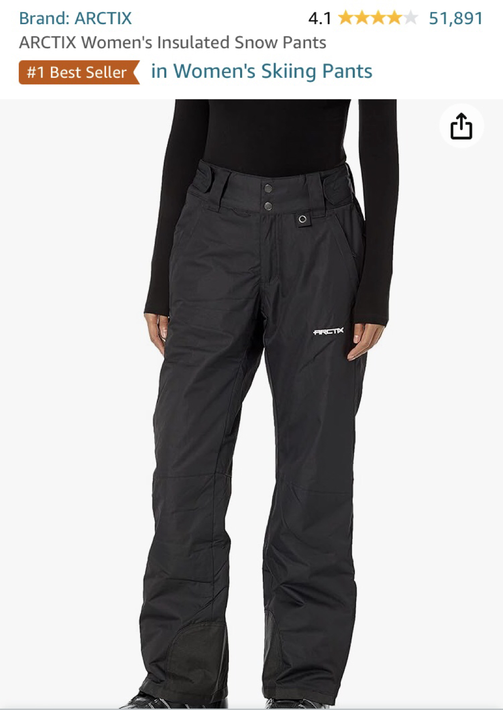 ARCTIX Women's Insulated Snow Pants thumbnail