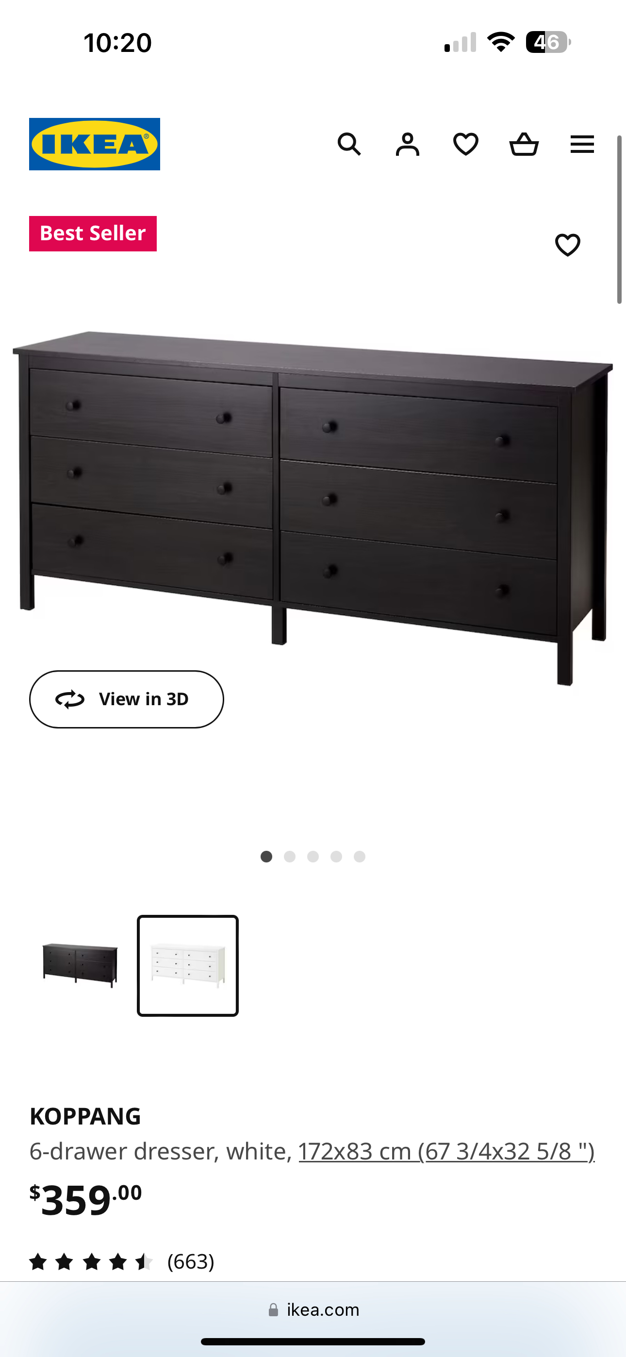 Ikea dresser Koppang $250 - photo 2