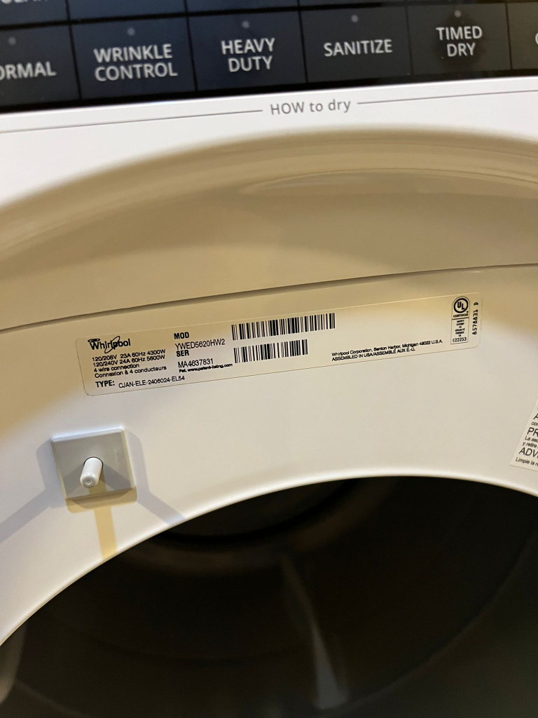 Whirlpool Dryer - photo 2
