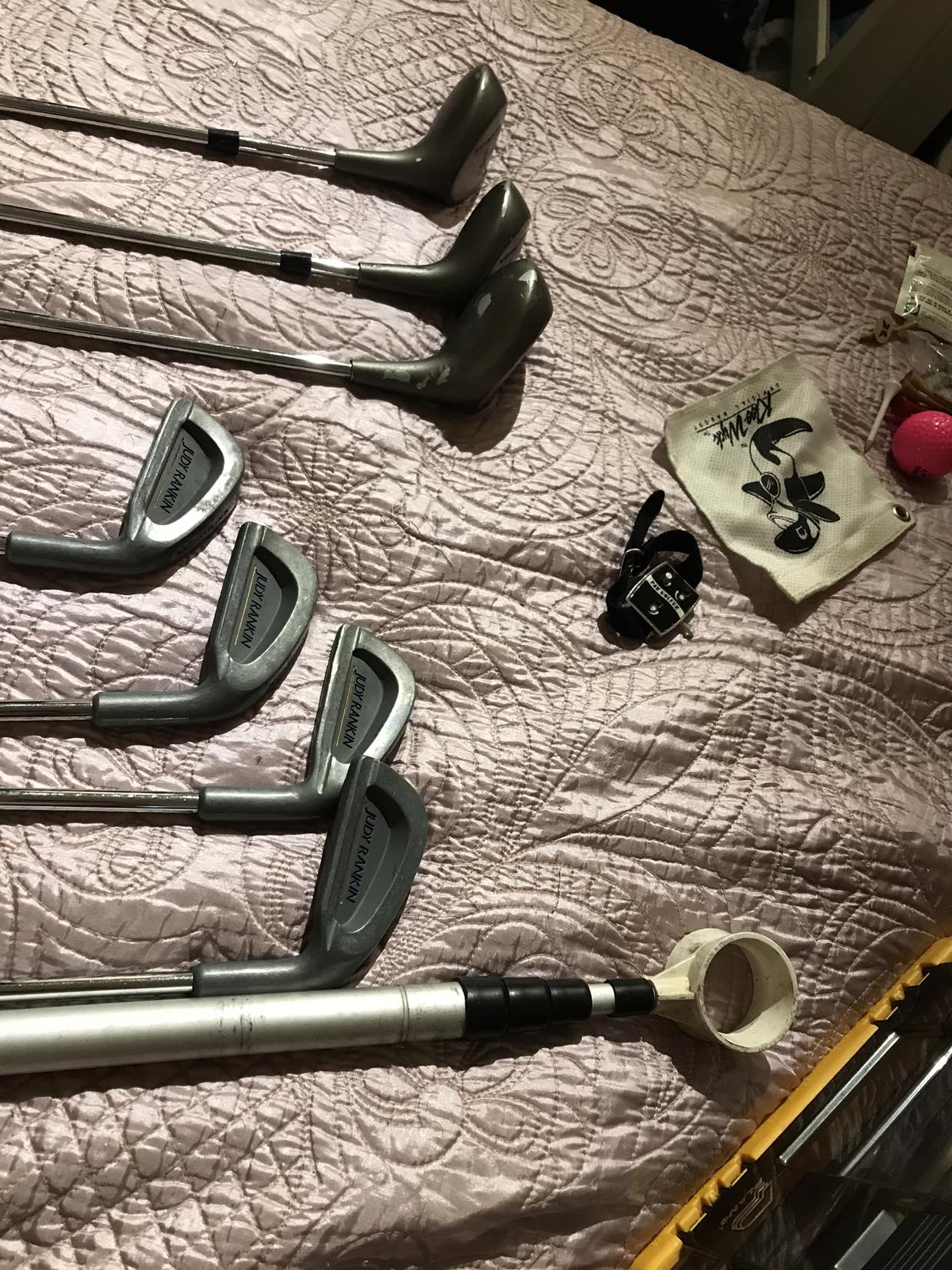 🥕Golf bag and clubs. Right handed image indicator(5)