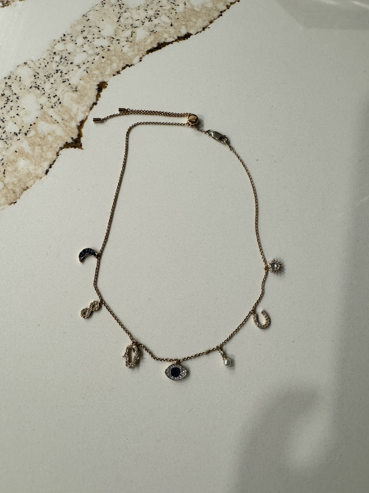 Swarovski charm necklace