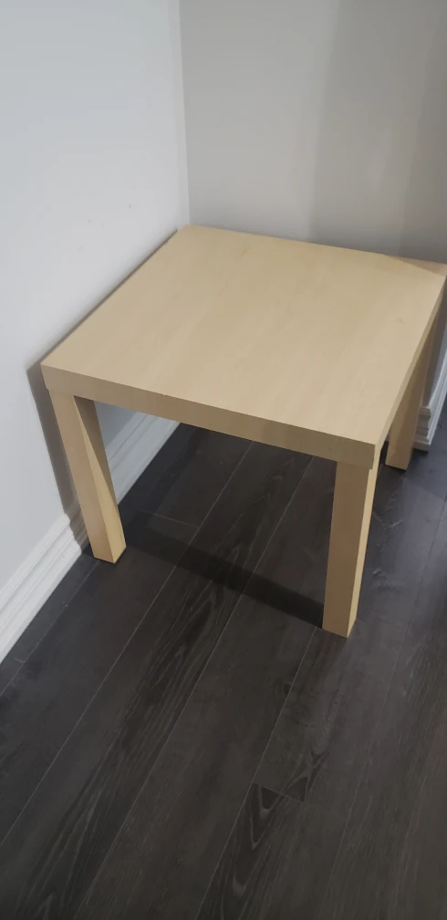 Square side table
