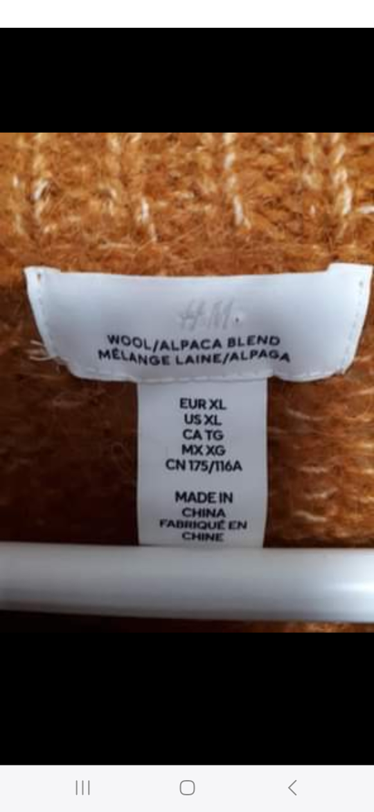 H&M Wool / Alpaca Blend #XL #L 🤎🧡 image indicator(2)