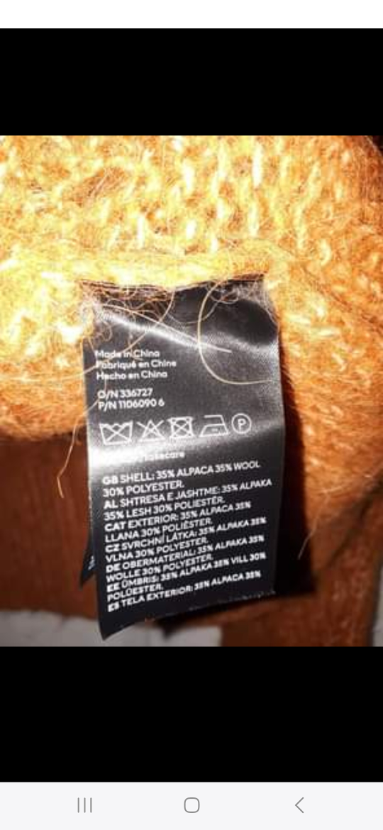 H&M Wool / Alpaca Blend #XL #L 🤎🧡 image indicator(3)