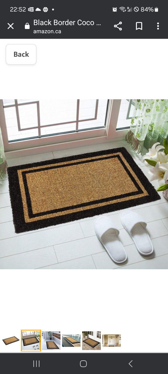 🏠  brand new  🏘 Heavy Duty Doormat (black border) thumbnail