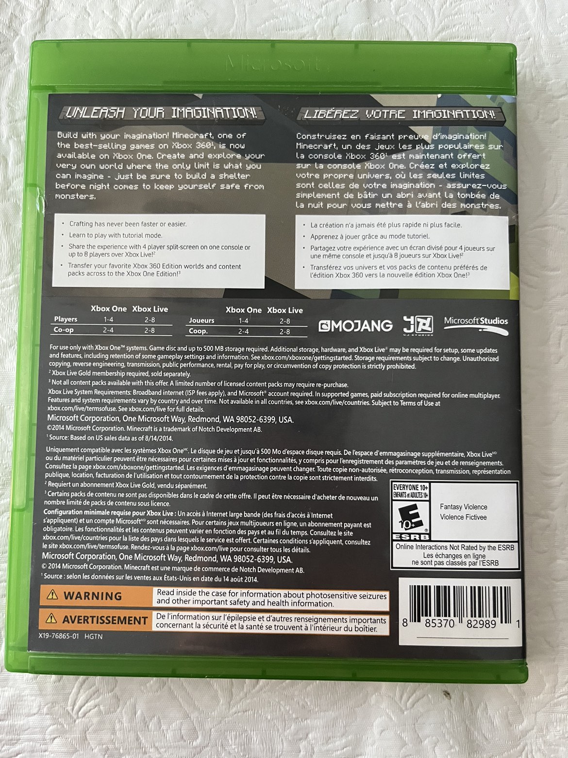 $20- Minecraft Xbox One Package - photo 5